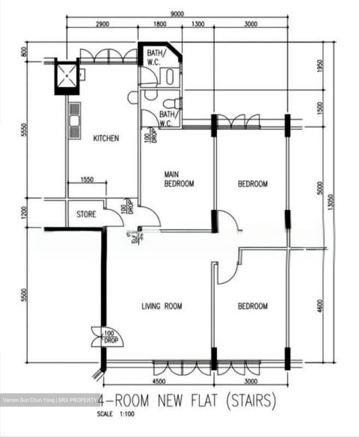 Blk 112 Jurong East Ville (Jurong East), HDB 4 Rooms #626593501